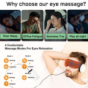 Eye Massager with Heat Vibration