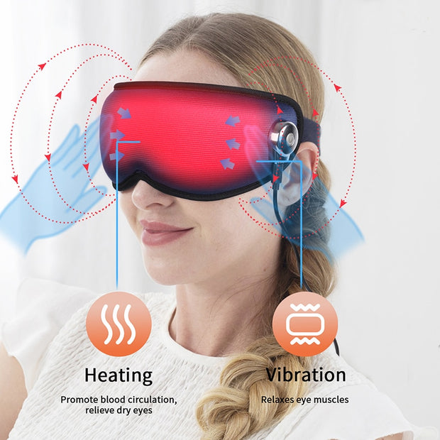 Eye Massager with Heat Vibration